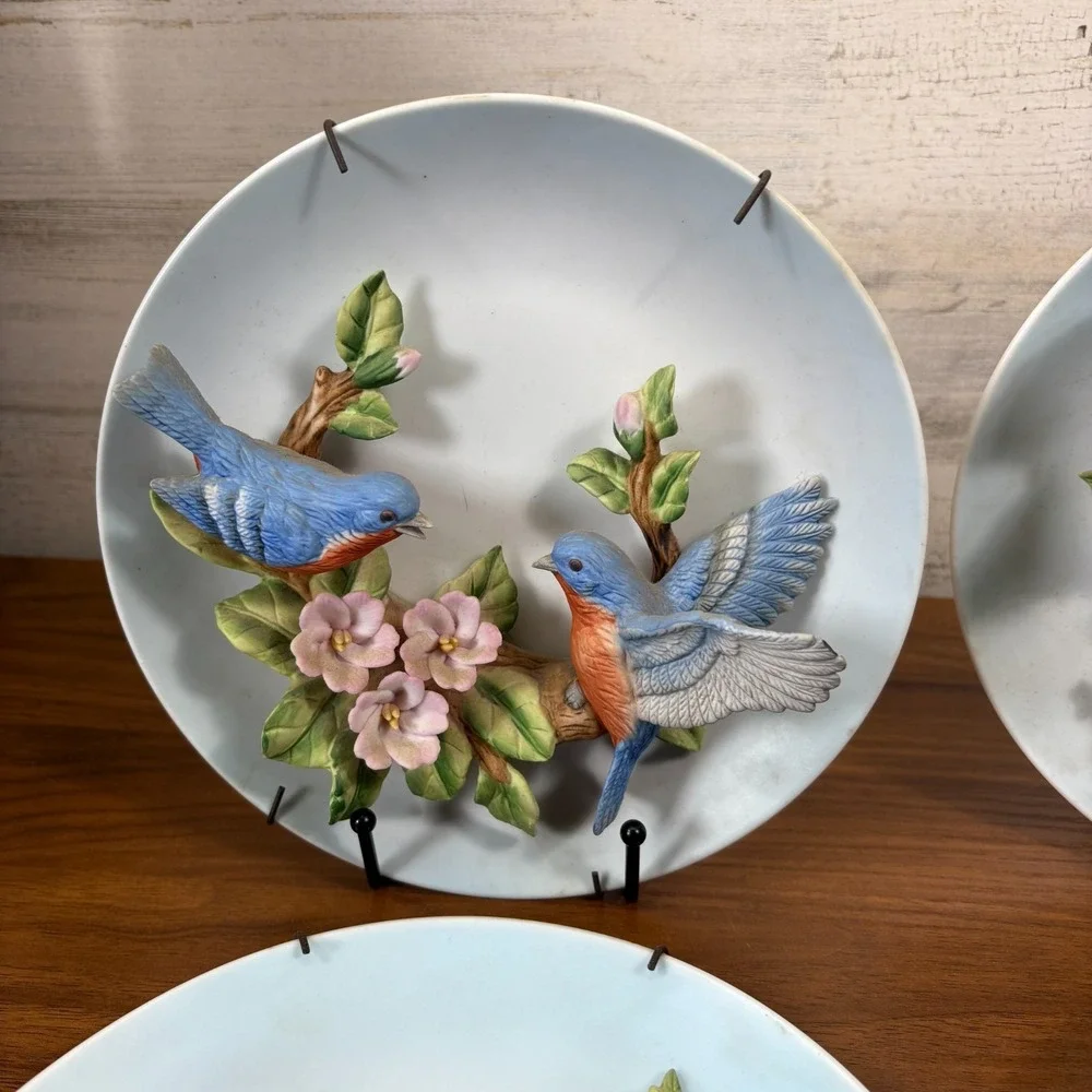Jonathon Byron American Signature Collection 3D Birds Plates 9